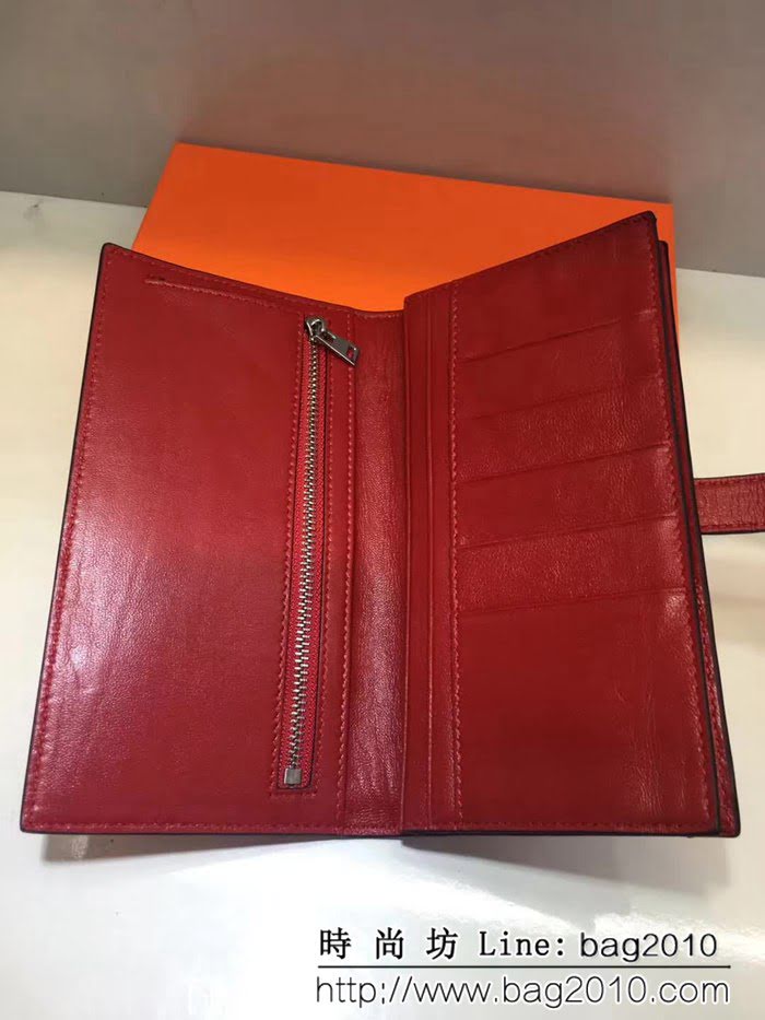 愛馬仕Hermès 鱷魚紋constance西服皮夾 0AM1199